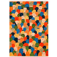 ORIENTTEPPICH 80/200 cm Happy Faces Multicolor  - Multicolor, LIFESTYLE, Textil (80/200cm) - Cazaris