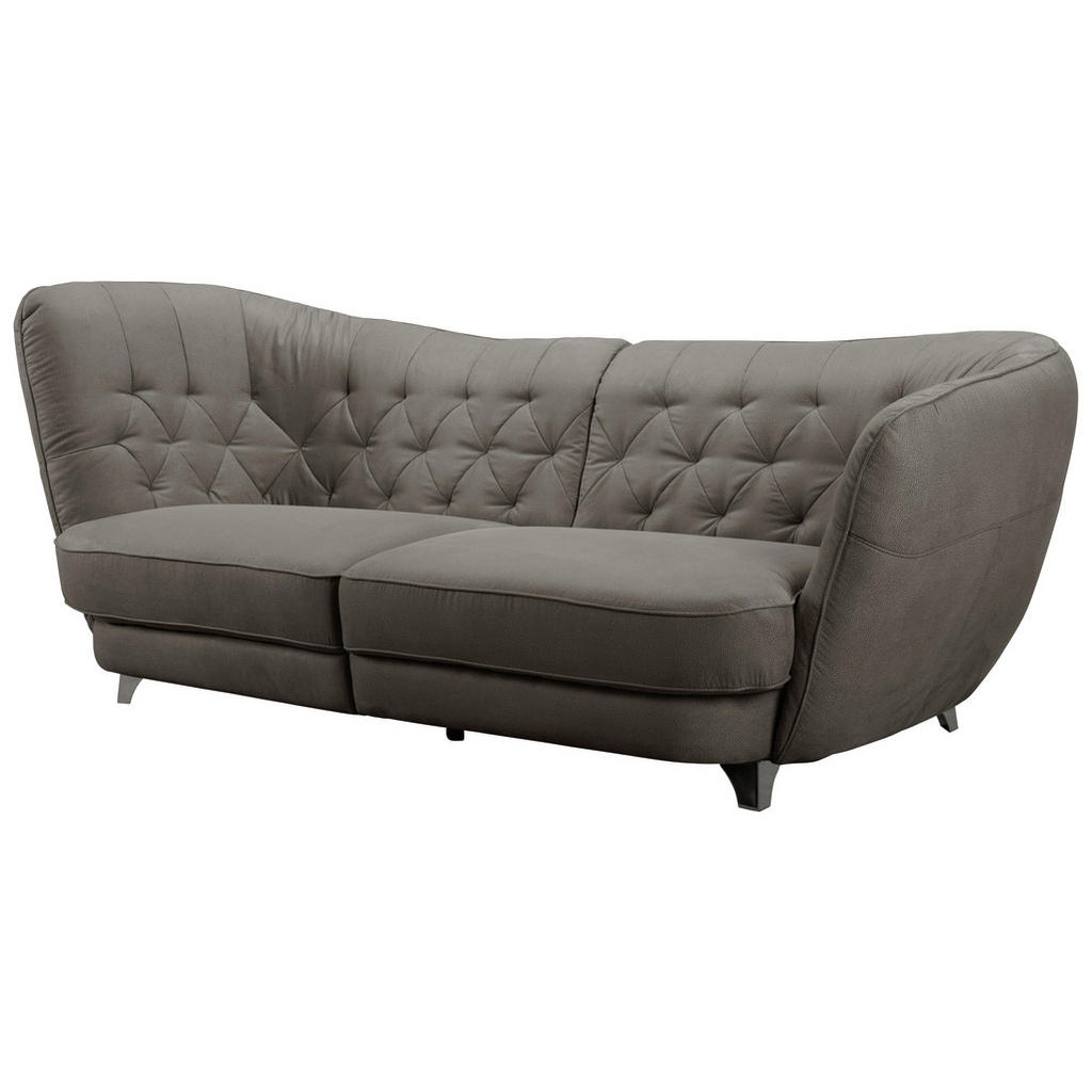 Thumbnail - Mid.you Bigsofa, Dunkelbraun, Textil, 256x85x115 cm, Made in EU, Wohnzimmer, Sofas & Couches, Sofas, Bigsofas