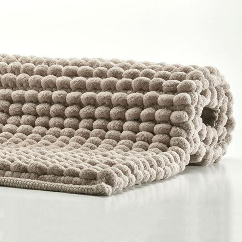 Thumbnail - Aquanova Badteppich Axel, Beige, Textil, Uni, rechteckig, 60x100 cm, für Fußbodenheizung geeignet, rutschfest, Badtextil...