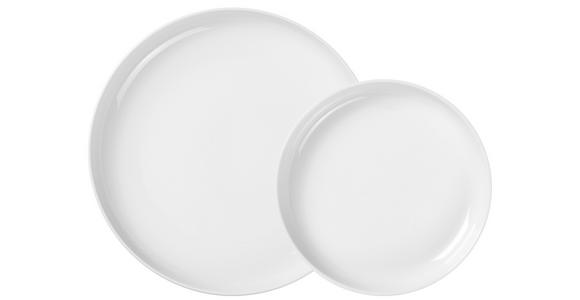 KOMBISERVICE Weiß OSLO SNØ 8-teilig 4 Personen  - Weiß, Design, Keramik - Novel