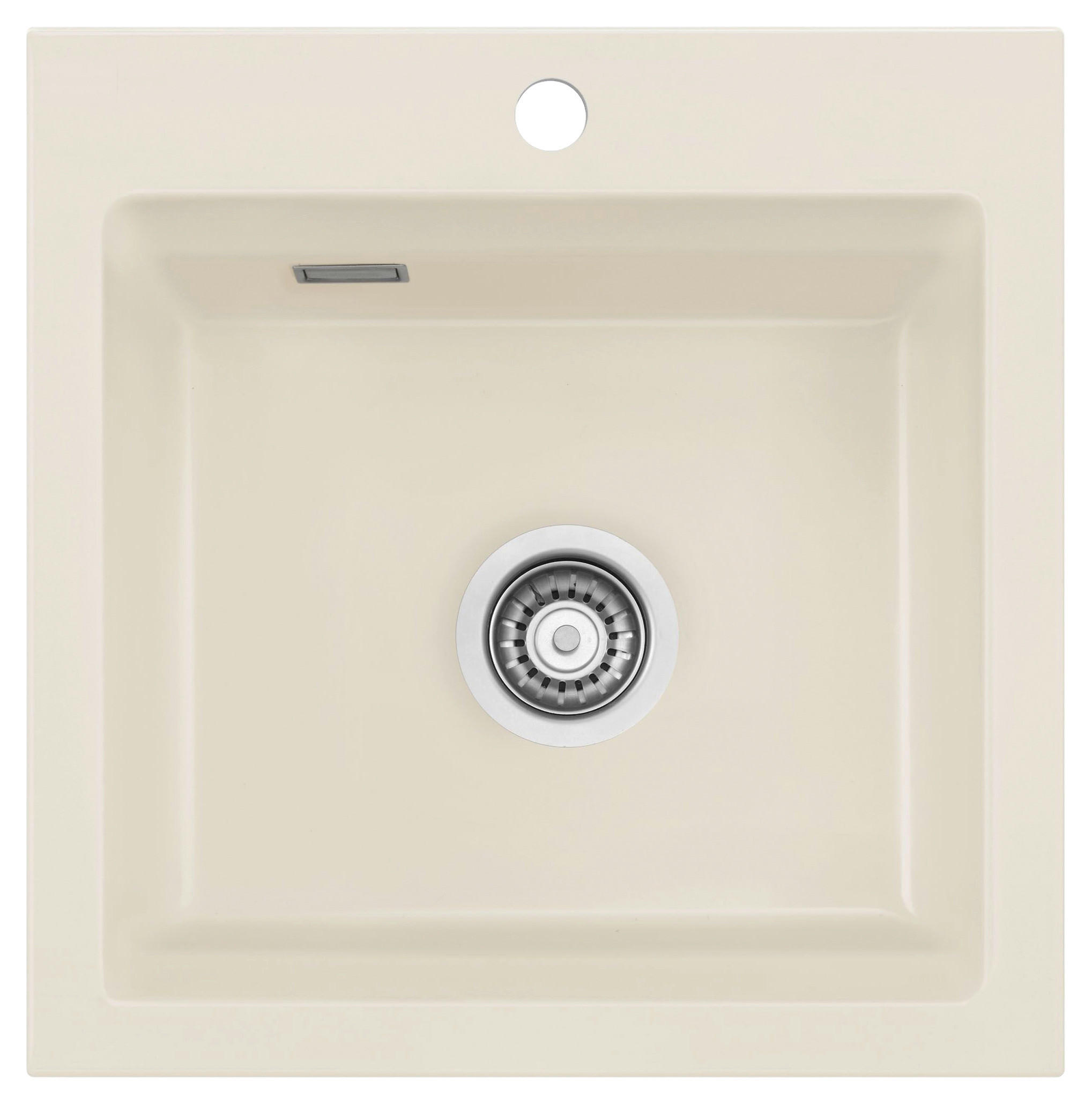 SPÜLE Kara 51 / 50030119  - Creme, Basics, Keramik (51/20/51cm) - Systemceram