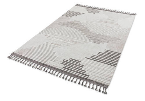 WEBTEPPICH 80/150 cm Ravenna Hellgrau  - Hellgrau, Design, Textil (80/150cm) - Novel