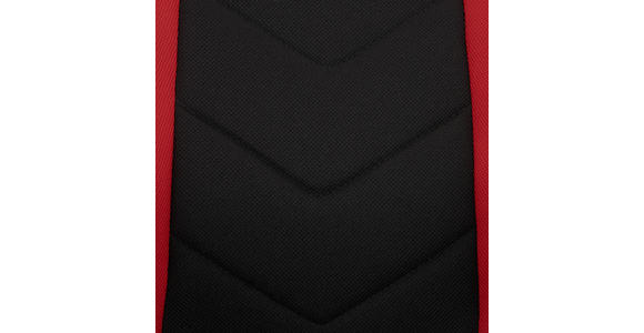 GAMINGSTUHL  in Mikrofaser Rot, Schwarz  - Rot/Schwarz, Design, Kunststoff/Textil (65,5/110-120/69cm) - Xora