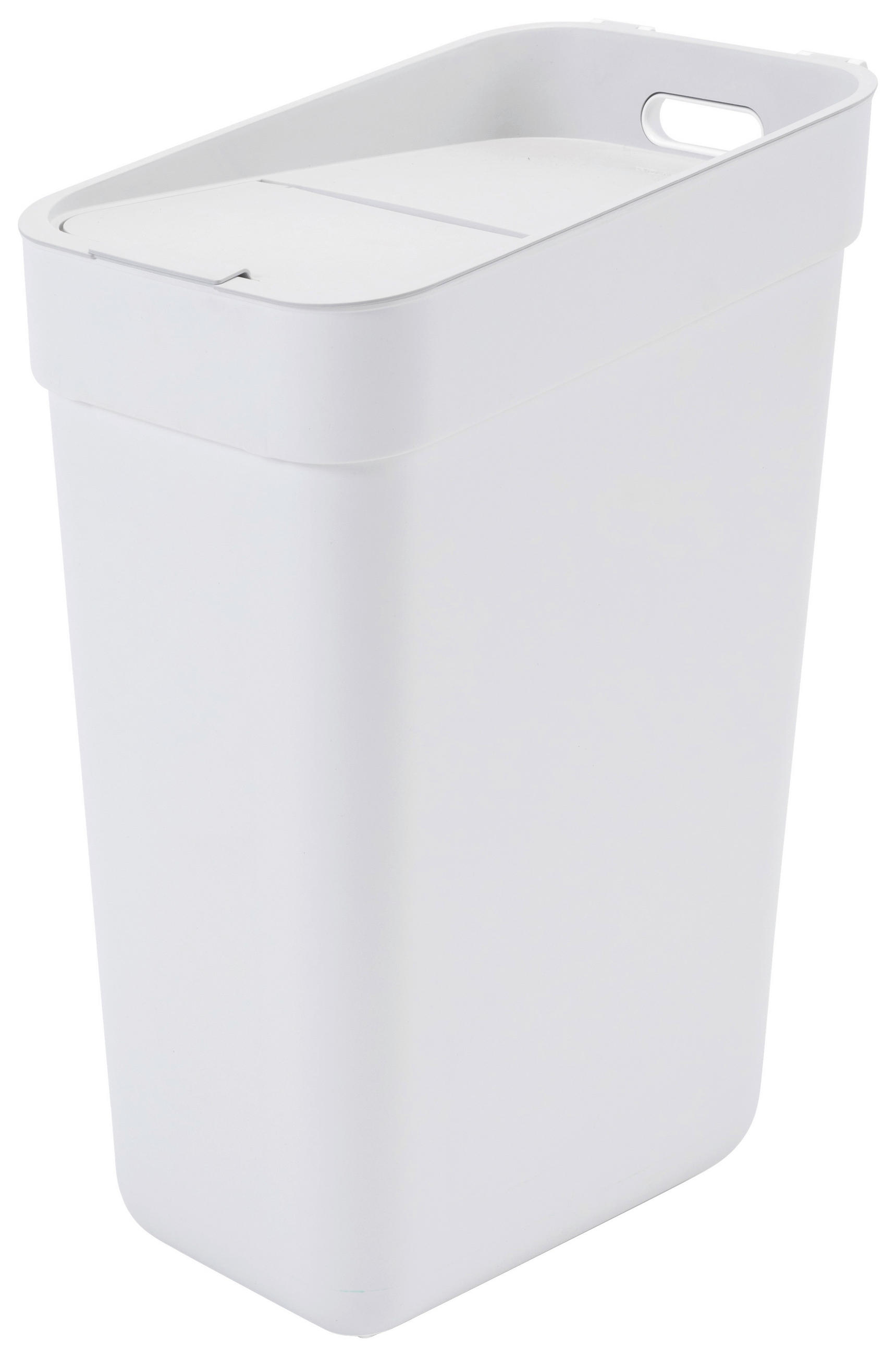 ABFALLEIMER 30 L  - Weiß/Grau, KONVENTIONELL, Kunststoff (25/55/37cm) - Keter