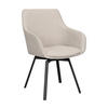 SNURRSTOL  i svart, beige  - beige/svart, Klassisk, metall/textil (58/89/59cm) - Rowico
