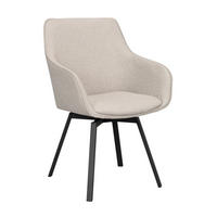 SNURRSTOL  i svart, beige  - beige/svart, Klassisk, metall/textil (58/89/59cm) - Rowico