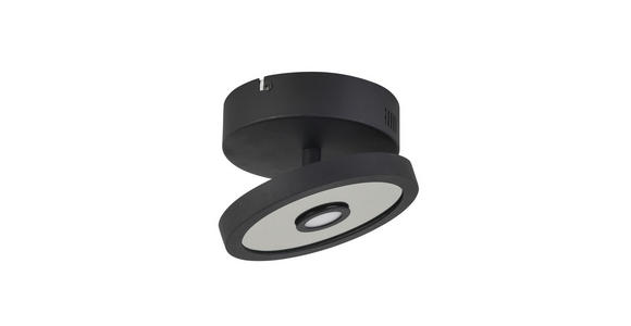 LED-STRAHLER 17/10 cm - Schwarz, LIFESTYLE, Kunststoff/Metall (17/10cm) - Novel