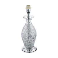 LEUCHTENFUß 15,5/42 cm   - Chromfarben, KONVENTIONELL, Metall (15,5/42cm) - Eglo
