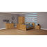 KOMMODE Kiefer massiv Honig - Messingfarben/Honig, LIFESTYLE, Holz/Metall (128/85/37,5cm) - Landscape