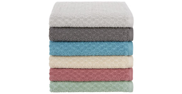 Duschtuch Elena - Anthrazit, MODERN, Textil (70/140cm) - Luca Bessoni