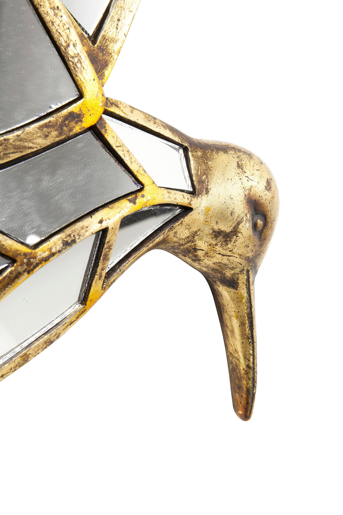 WANDDEKO    - Goldfarben, LIFESTYLE, Glas/Kunststoff (27/32/4cm) - Ambia Home