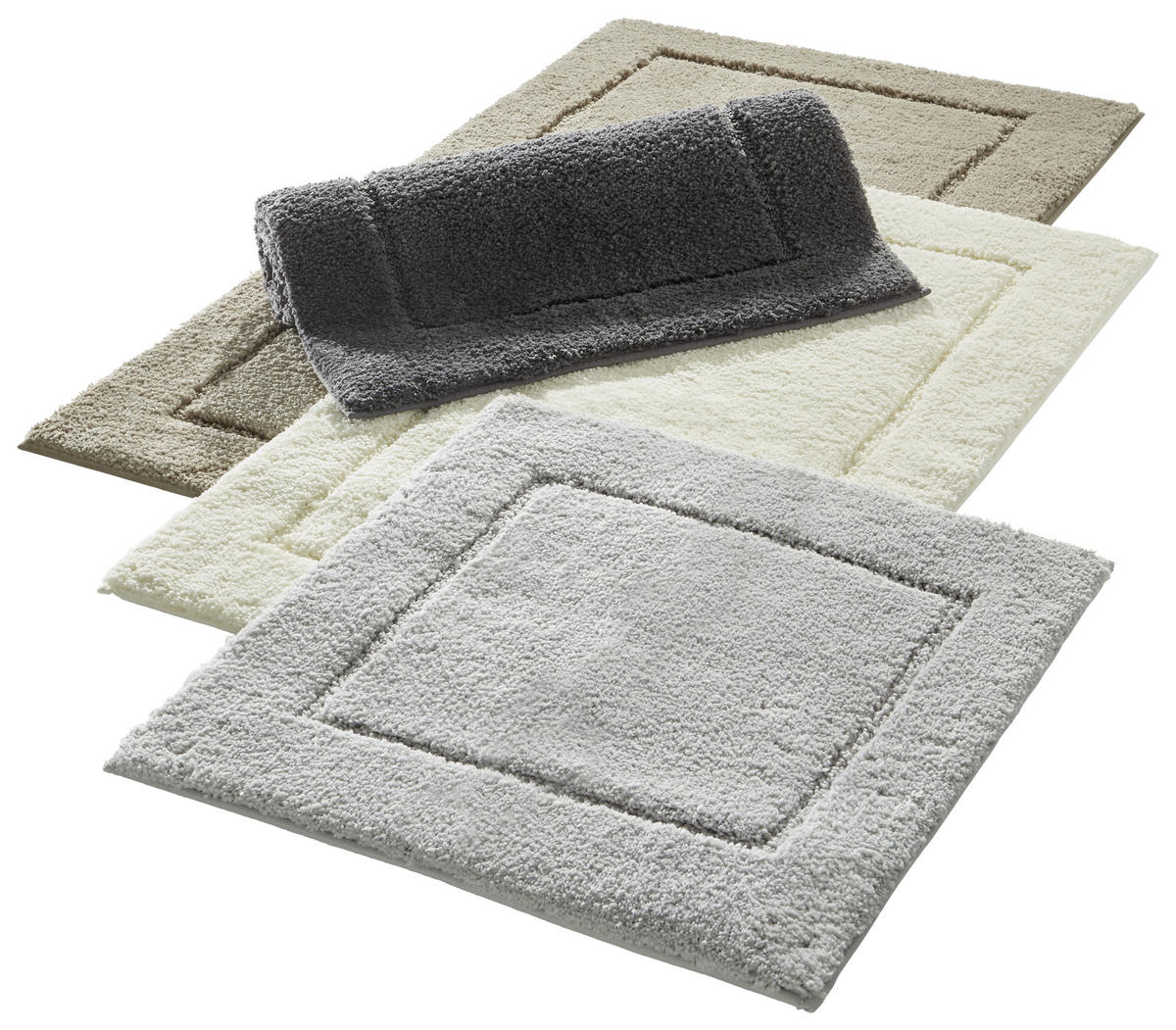 BADEMATTE Taupe 60/60 cm  - Taupe, KONVENTIONELL (60/60cm) - Esposa