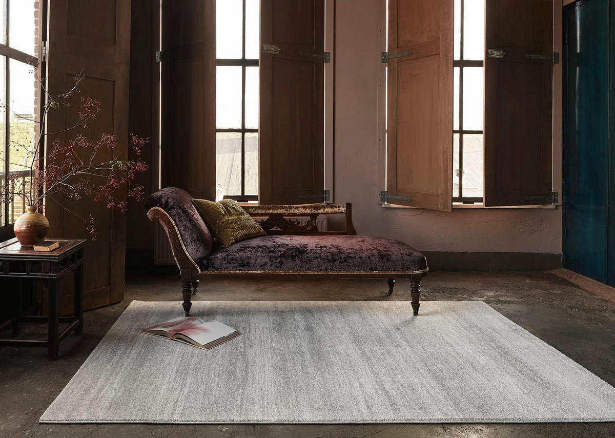WEBTEPPICH 133/200 cm Island Beach Grau, Hellgrau  - Hellgrau/Grau, KONVENTIONELL, Textil (133/200cm) - Novel