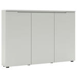 SCHUHSCHRANK  in 140/100/22 cm  - Schwarz/Grau, Design, Holzwerkstoff (140/100/22cm) - Xora