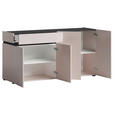 SIDEBOARD  160,2/80,1/42,6 cm 1 Schublade(n)  - Kaschmir/Anthrazit, Design, Holzwerkstoff/Kunststoff (160,2/80,1/42,6cm) - Voleo