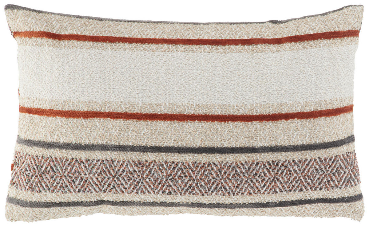 ZIERKISSEN    - Dunkelorange, Basics, Textil (30/50/10cm) - Novel