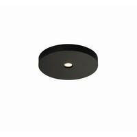 LED-DECKENLEUCHTE 12/1,5 cm   - Schwarz, Design, Metall (12/1,5cm) - BOPP