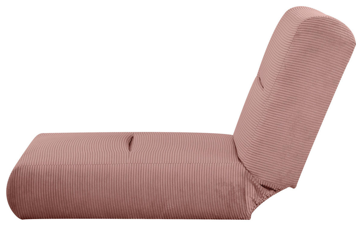 SCHLAFSESSEL in Cord Altrosa  - Altrosa, Design, Textil (81/88/160cm) - Livetastic