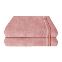 DUSCHTUCHSET Altrosa 2-teilig  - Altrosa, Basics, Textil (70/140cm)