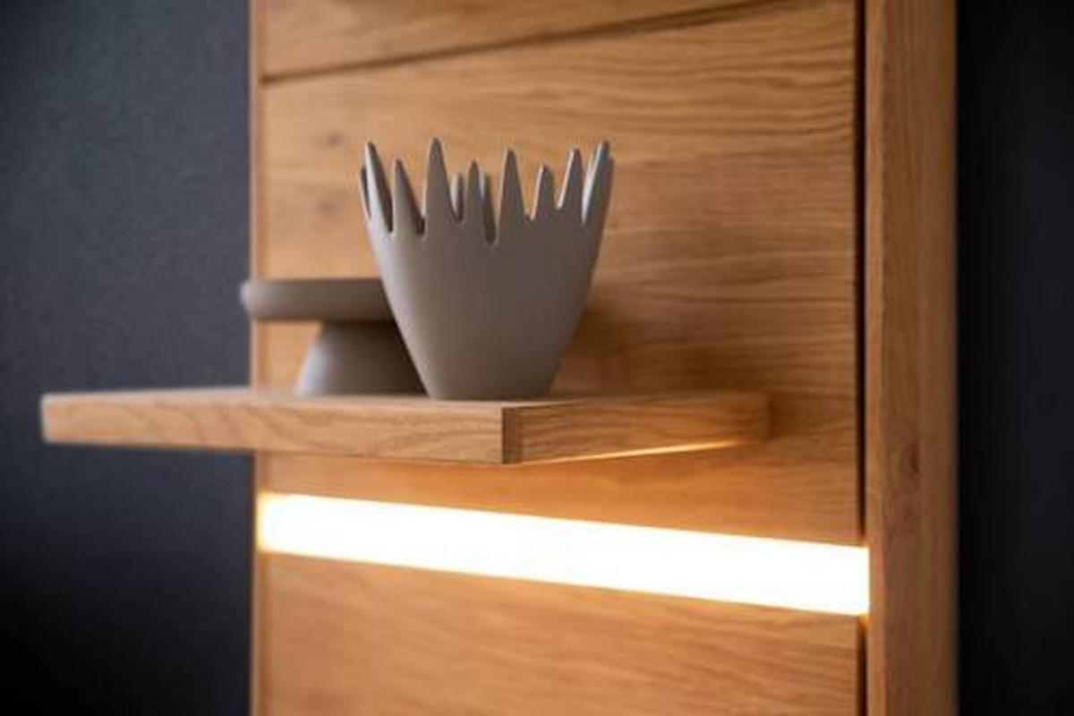 WANDBOARD in 48/85/25 cm Wildeiche  - Wildeiche, Natur, Holz/Holzwerkstoff (48/85/25cm) - MID.YOU