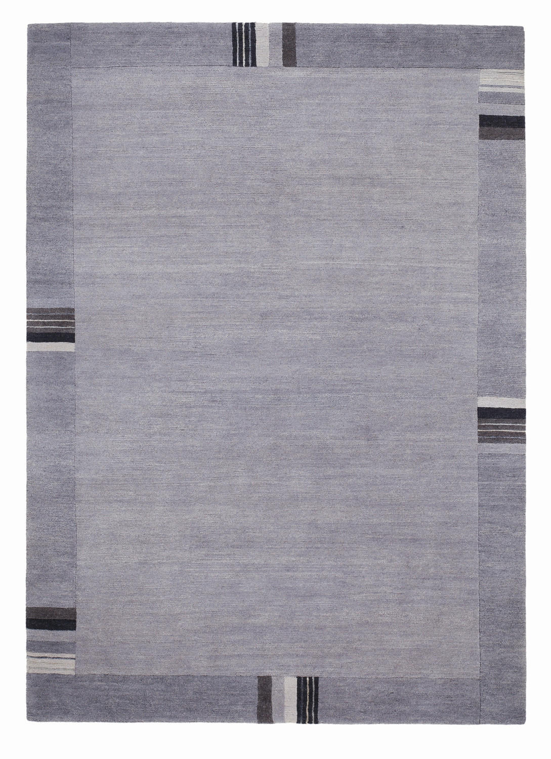 WOLLTEPPICH 120/180 cm Sensation Silk Lakir Grau rechteckig  - Grau, Basics, Textil (120/180cm) - Cazaris