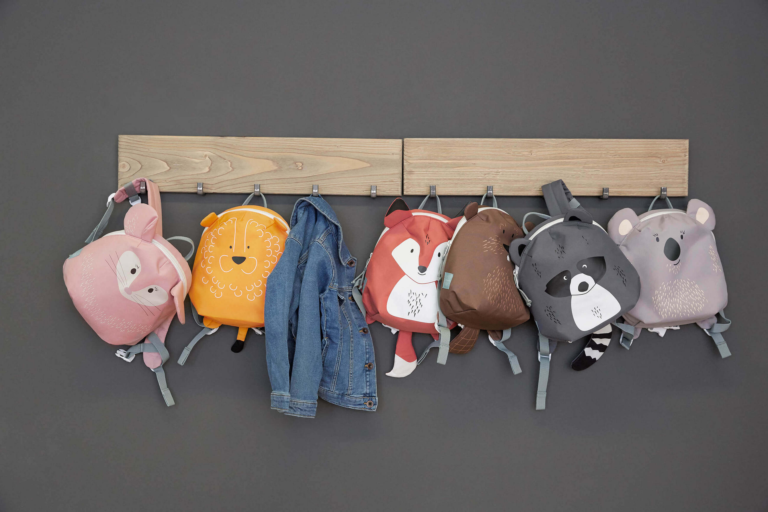 KINDERRUCKSACK TINY  - Rosa, Trend, Textil (20/9,5/24cm) - Lässig