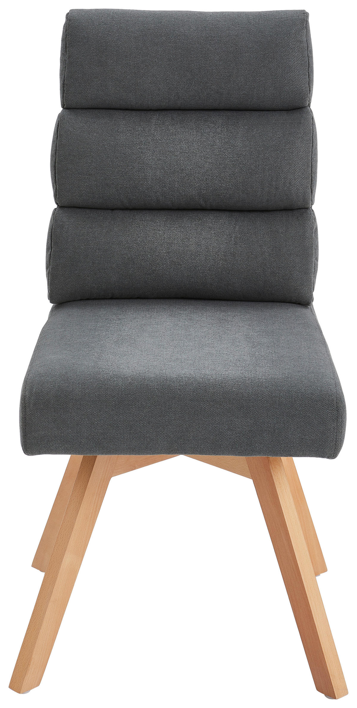 STUHL  - Naturfarben/Grau, MODERN, Holz/Textil (45/88/62cm) - Livetastic