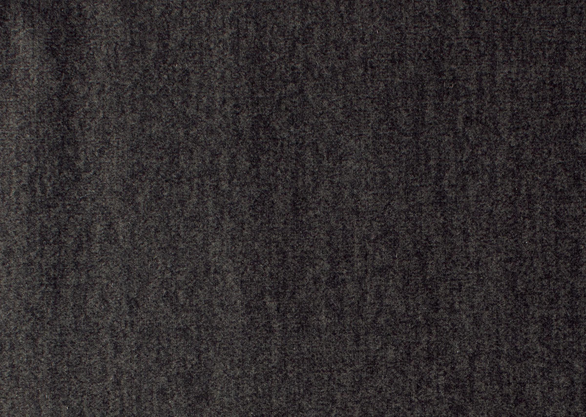 ECKSOFA in Samt, Webstoff Anthrazit  - Anthrazit/Schwarz, Design, Textil/Metall (216/300cm) - Welnova