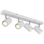 DECKENLEUCHTE    53/6/14,5 cm  - Weiß, Design, Metall (53/6/14,5cm) - Novel