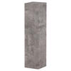 BEISTELLTISCH 23/23/95 cm furniert Grau quadratisch  - Grau, Design, Holzwerkstoff (23/23/95cm) - Livetastic