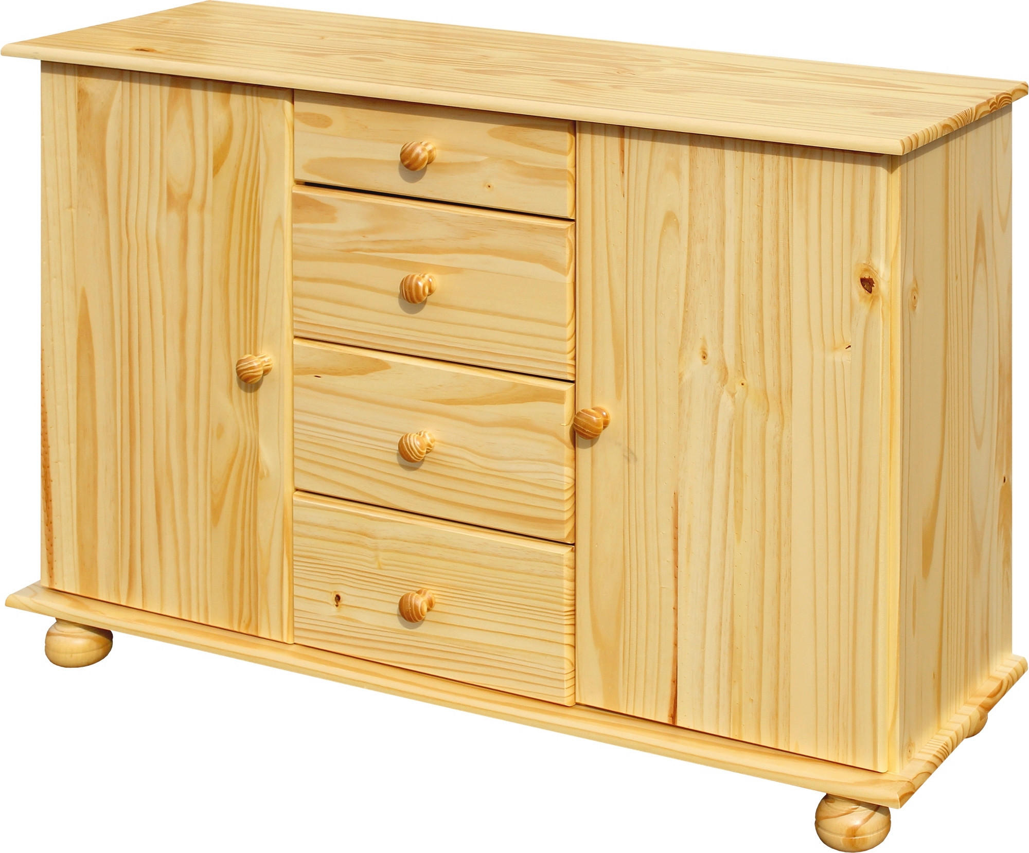 KOMMODE  in 119/81/38 cm  - Naturfarben, Natur, Holz (119/81/38cm) - Livetastic