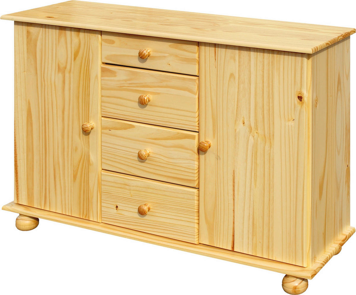 KOMMODE  in 119/81/38 cm  - Naturfarben, Natur, Holz (119/81/38cm) - Livetastic