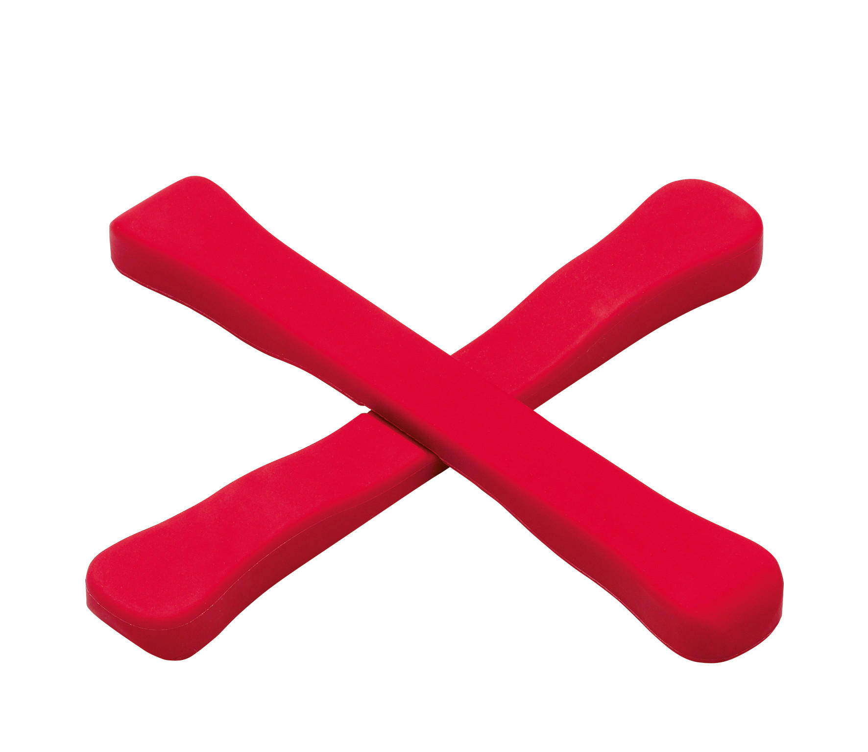 TOPFUNTERSETZER Metall, Kunststoff Rot  - Rot, Basics, Kunststoff/Metall (9/2/22cm) - Spring