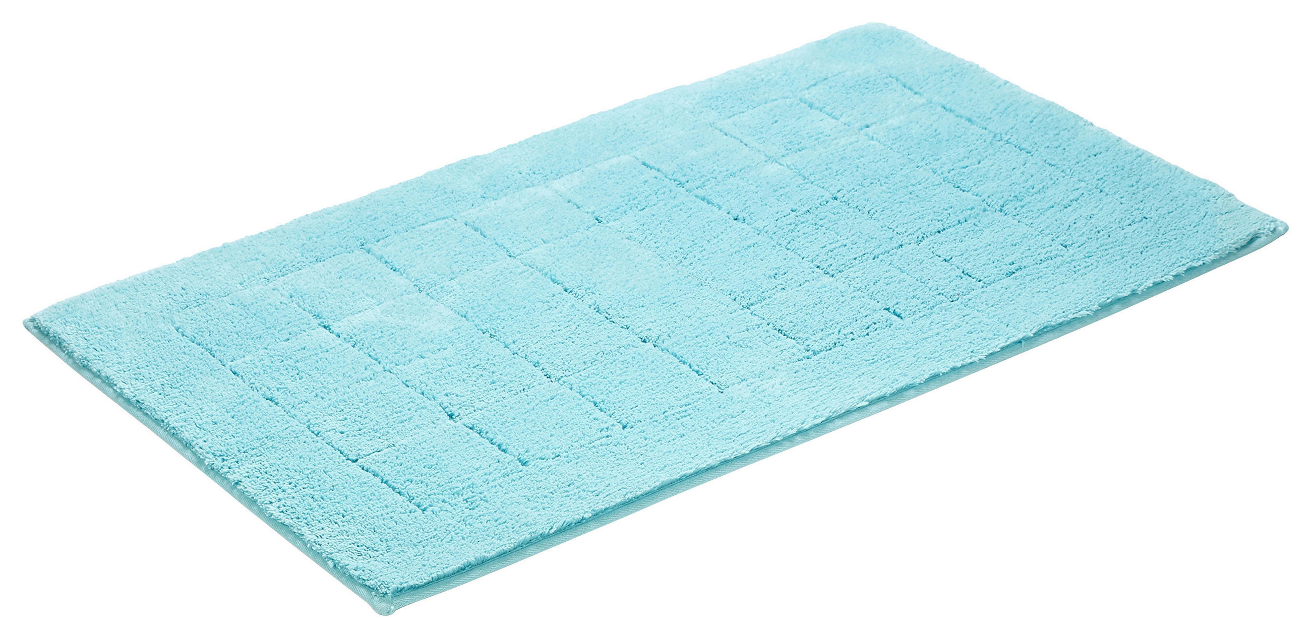 BADEMATTE  60/100 cm  Türkis   - Türkis, Basics, Kunststoff/Textil (60/100cm) - Vossen