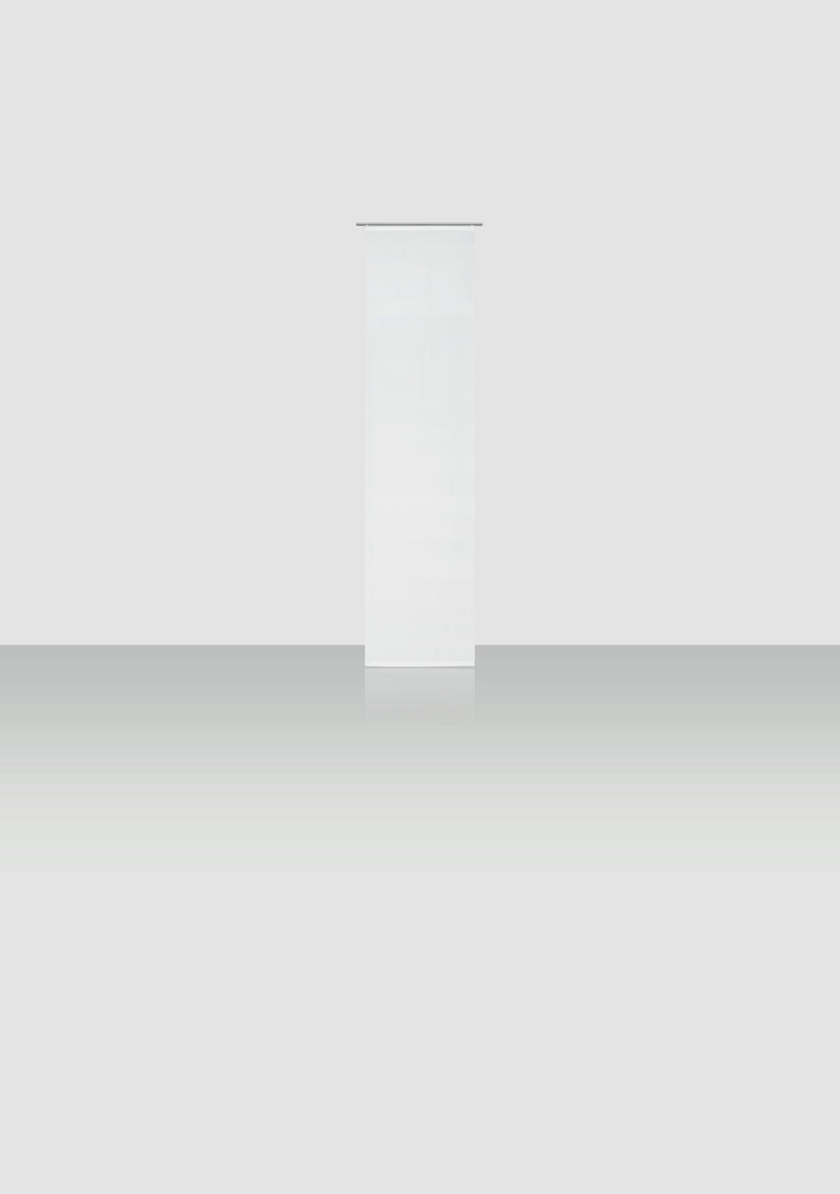 PANELNA ZAVESA    60/255 cm  - bela, Konvencionalno, tekstil (60/255cm) - Novel