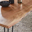 ESSTISCH in Holz, Metall 140/90/76 cm - Schwarz/Akaziefarben, Design, Holz/Metall (140/90/76cm) - Landscape