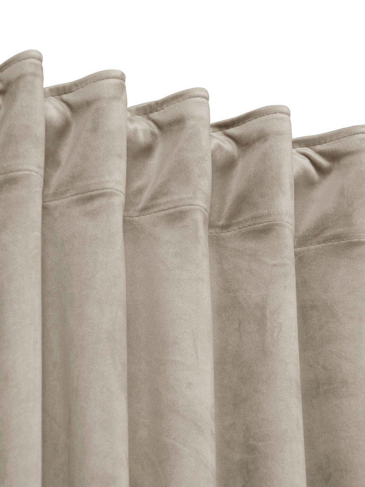 FERTIGVORHANG  black-out (lichtundurchlässig)   135/280 cm 2 Stück  - Taupe, Basics, Textil (135/280cm) - Svanefors
