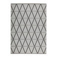 OUTDOORTEPPICH 120/170 cm Naturalle Grau, Schwarz  - Schwarz/Grau, Design, Textil (120/170cm) - Novel