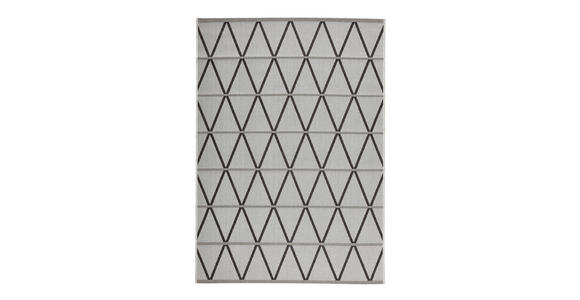 OUTDOORTEPPICH 120/170 cm Naturalle Grau, Schwarz  - Schwarz/Grau, Design, Textil (120/170cm) - Novel