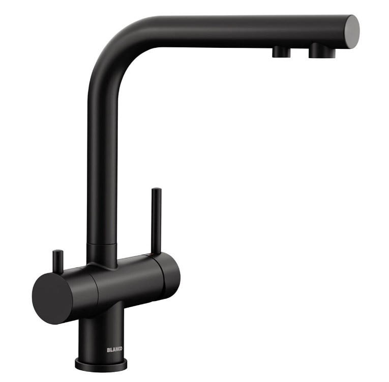 KÜCHENARMATUR 526157  - Schwarz, Basics, Stein/Metall (16/30/25,3cm) - Blanco