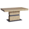 ESSTISCH in Holzwerkstoff 160/90/75 cm  - Dunkelgrau/Eiche Artisan, MODERN, Holzwerkstoff (160/90/75cm) - MID.YOU