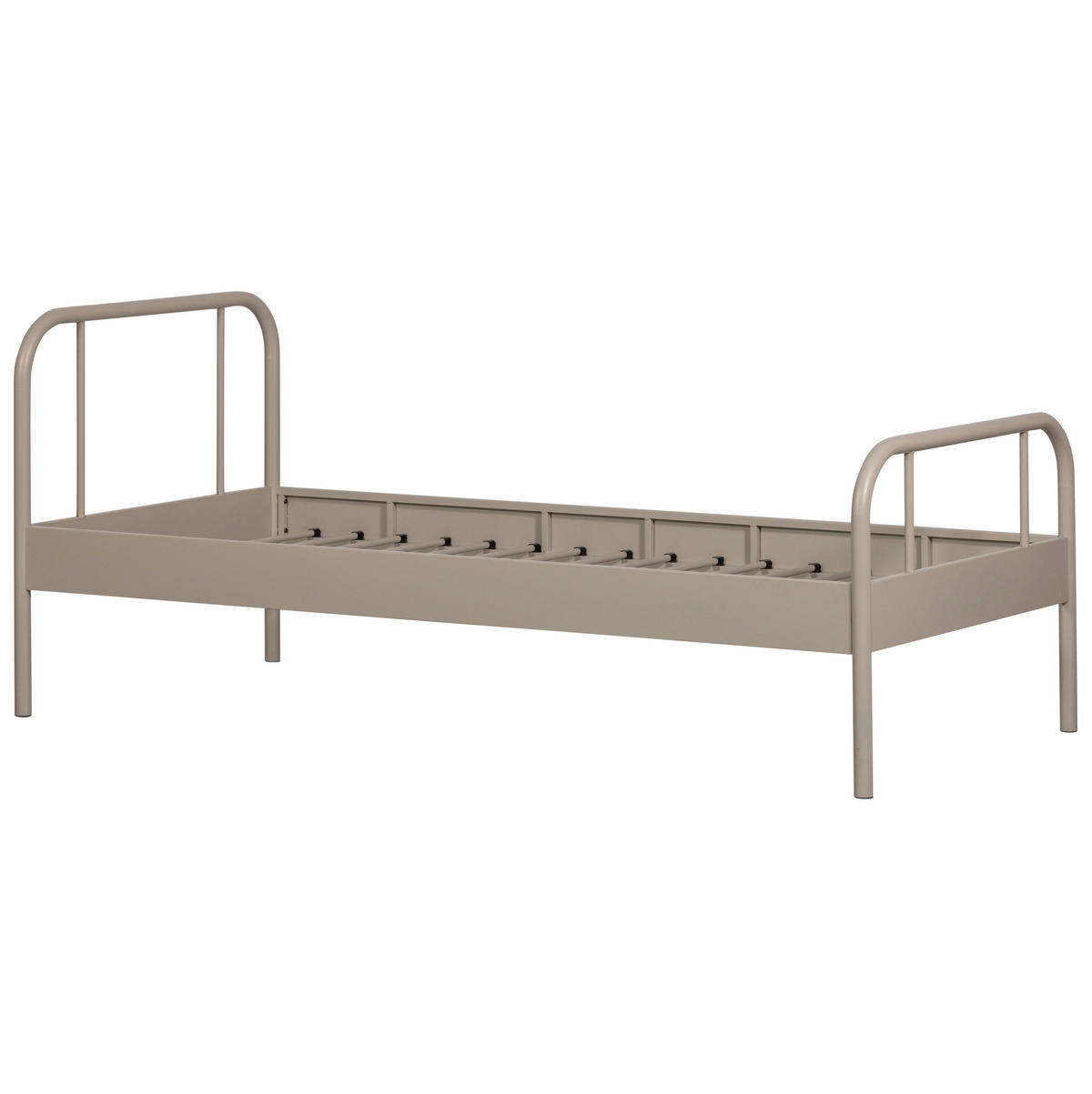 METALLBETT 90/200 cm  in Sandfarben  - Sandfarben, Basics, Metall (90/200cm) - MID.YOU