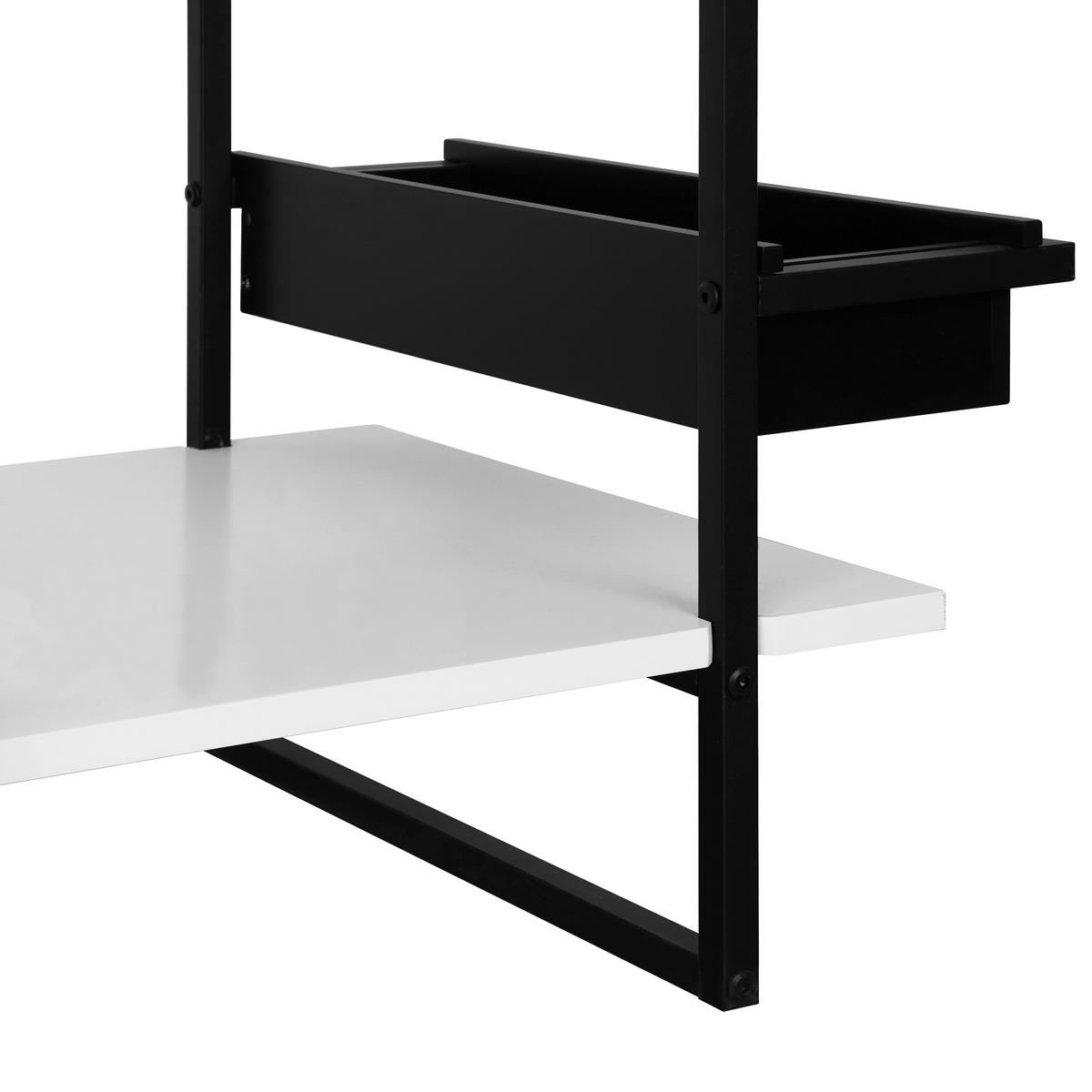 SERVIERWAGEN in Schwarz, Weiß  - Schwarz/Weiß, Basics, Holzwerkstoff/Metall (74/81/53,5cm) - MID.YOU