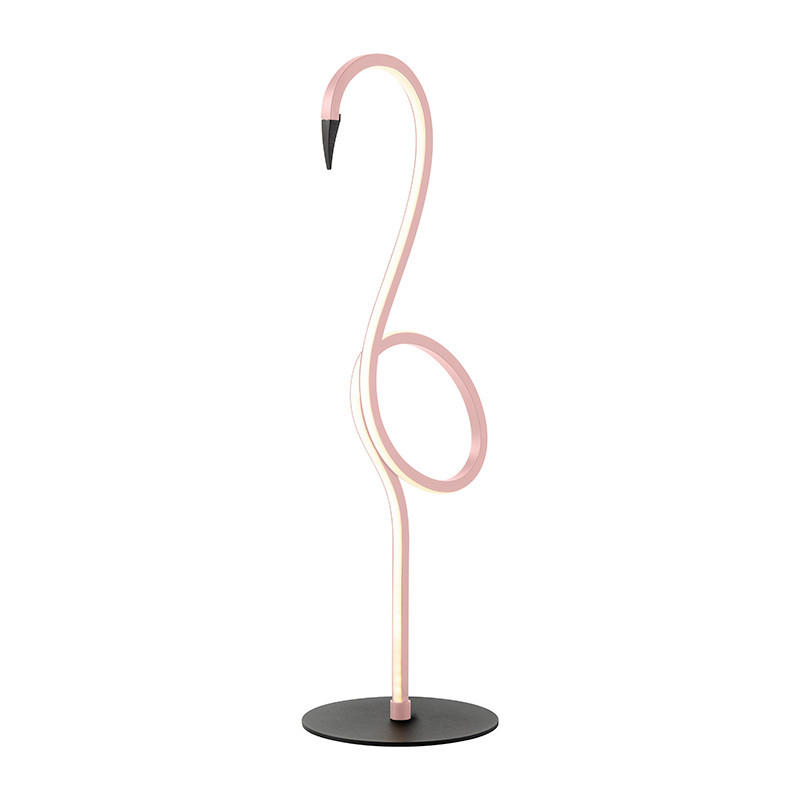 LED-SKRIVBORDSLAMPA Flamingo 15/50 cm   - pink, Trend, metall/plast (15/50cm) - Elstead Lighting