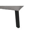 ECKSOFA in Webstoff Taupe  205/280 cm  - Taupe/Schwarz, Design, Textil/Metall (205/280cm) - Xora