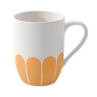 BECHER Fleur Soleil    - Dunkelgelb/Weiß, MODERN, Keramik (11,5/8/10,5cm) - Villeroy & Boch