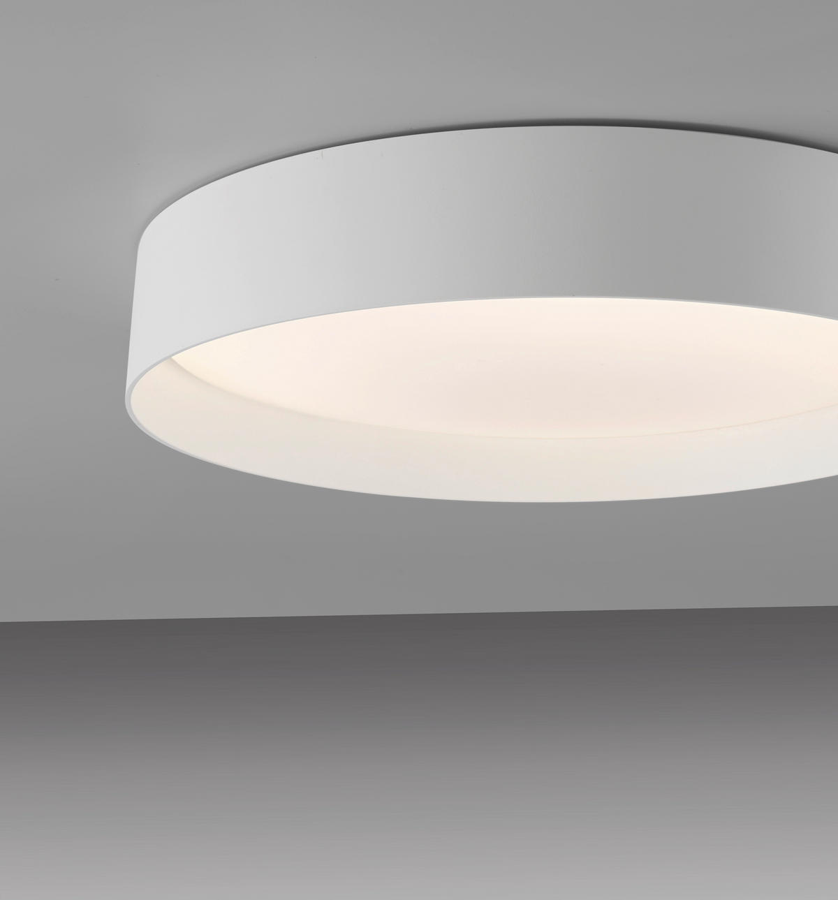 LED-DECKENLEUCHTE Tavoli 39/39/7.3 cm   - Weiß, KONVENTIONELL, Kunststoff/Metall (39/39/7.3cm) - Schöner Wohnen