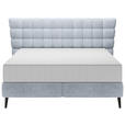BOXSPRINGBETT 160/200 cm  in Grau  - Schwarz/Grau, Design, Holz/Holzwerkstoff (160/200cm) - Esposa