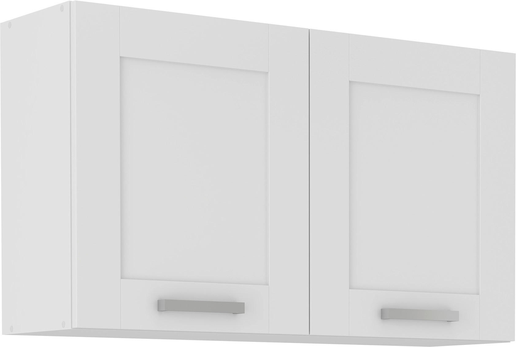 Küchenoberschrank Luisa B: 60 Cm Weiß 2 Drehtüren