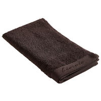 GÄSTETUCH BONITA Dunkelbraun 4-teilig 30/50 cm  - Dunkelbraun, Natur, Textil (30/50cm) - Bio:Vio